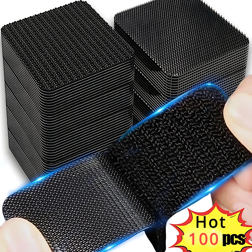 Super Strong Double-sided Tape Car Floor Mats Self-adhesive Hook Fasteners Self-adhesive Carpet Fasteners DIY Attaches Scratch