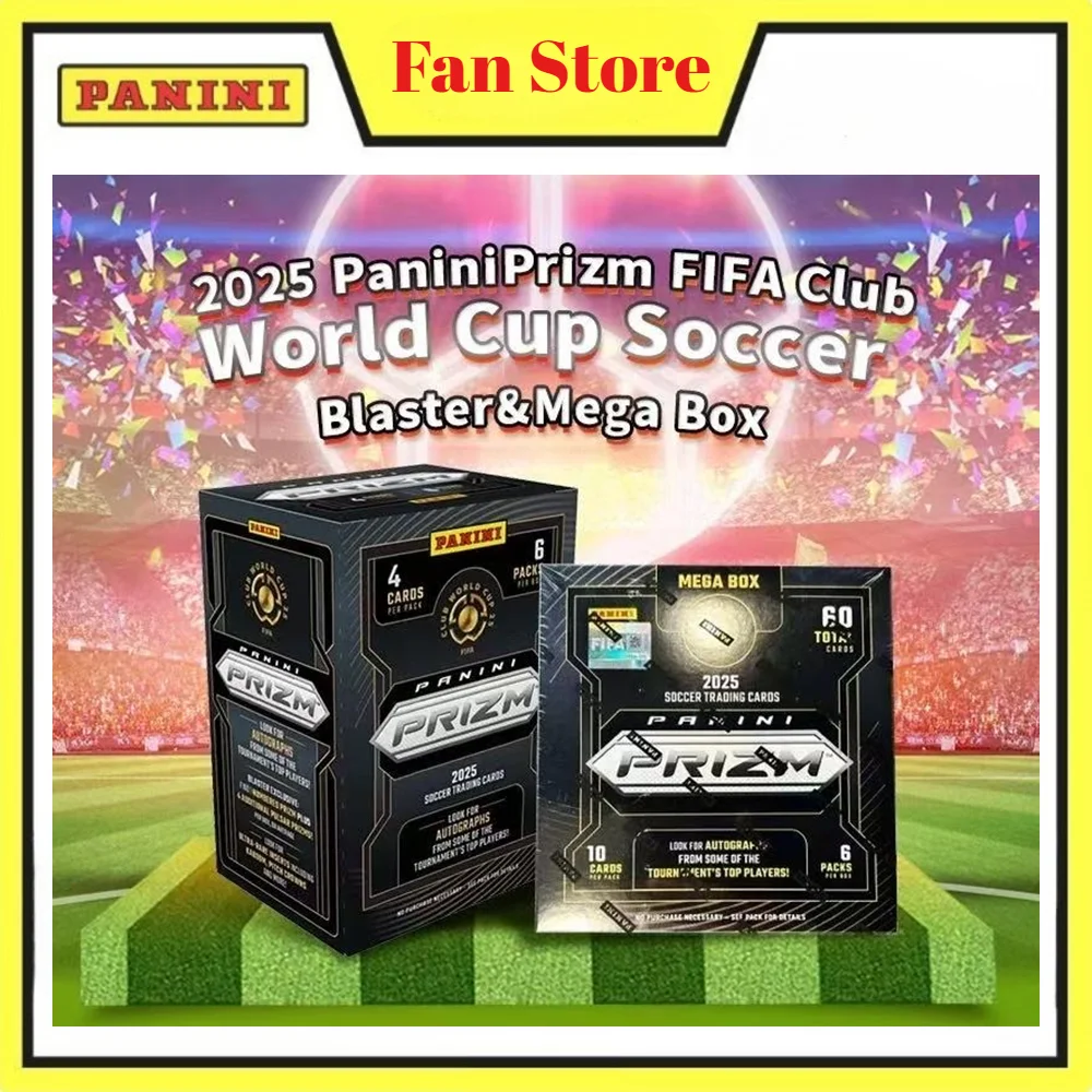 

2025 Panini Prizm FIFA Club World Cup Soccer Mega Box World Club Cup Football Card Rare Cards in Each Box Holiday Gift