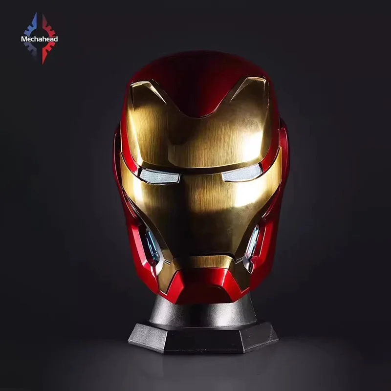 Marvel Iron Man Mask Avengers Movie Anime Peripheral Birthday Gift Anime Exhibition Voice Control Science Fiction Collection 