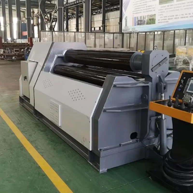 Hydraulic Plate Rolling Machine CNC Steel Plate Roll Forming Machine Roller Sheet Metal Rolling Machine Hot Product