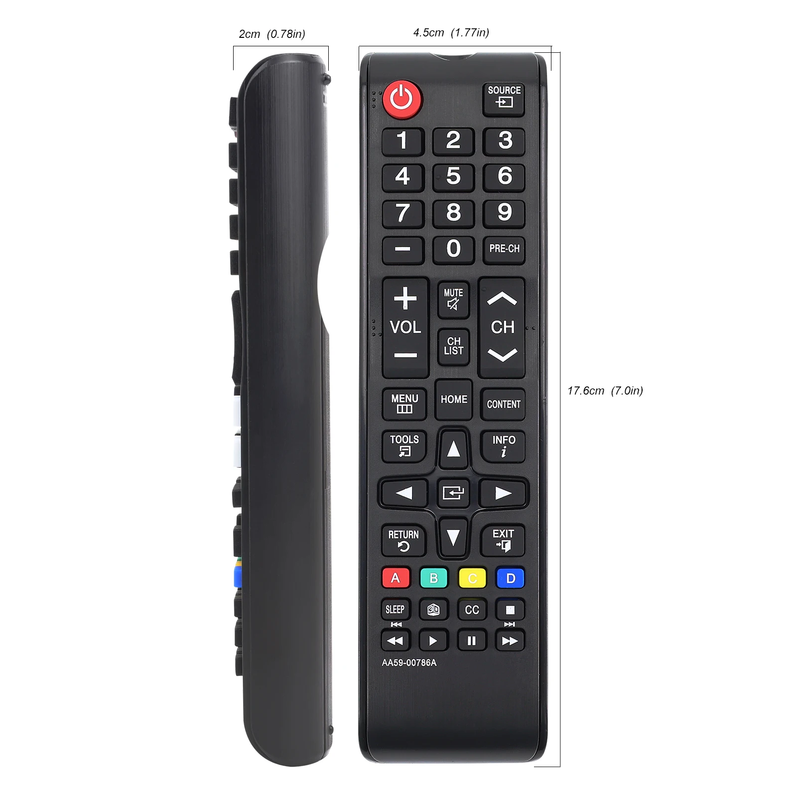 New AA59-00786A Remote fit for Samsung TV PS51F5500 PS60F5500 PS64F5500 PS64F5500AM PS64F5500AMXXY UA32F5500AM UA32F5500AMXXY UA