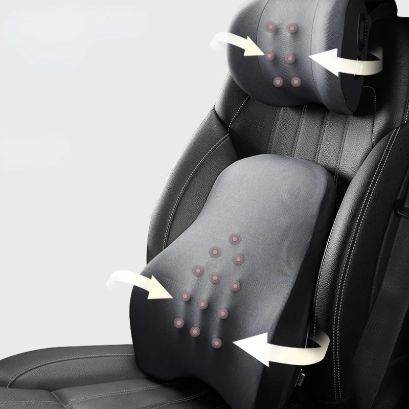 Car Office Back Massage Cushion Electric Neck Support Full Body Relief Provider Cervical Spine Easer-Electric Endorse