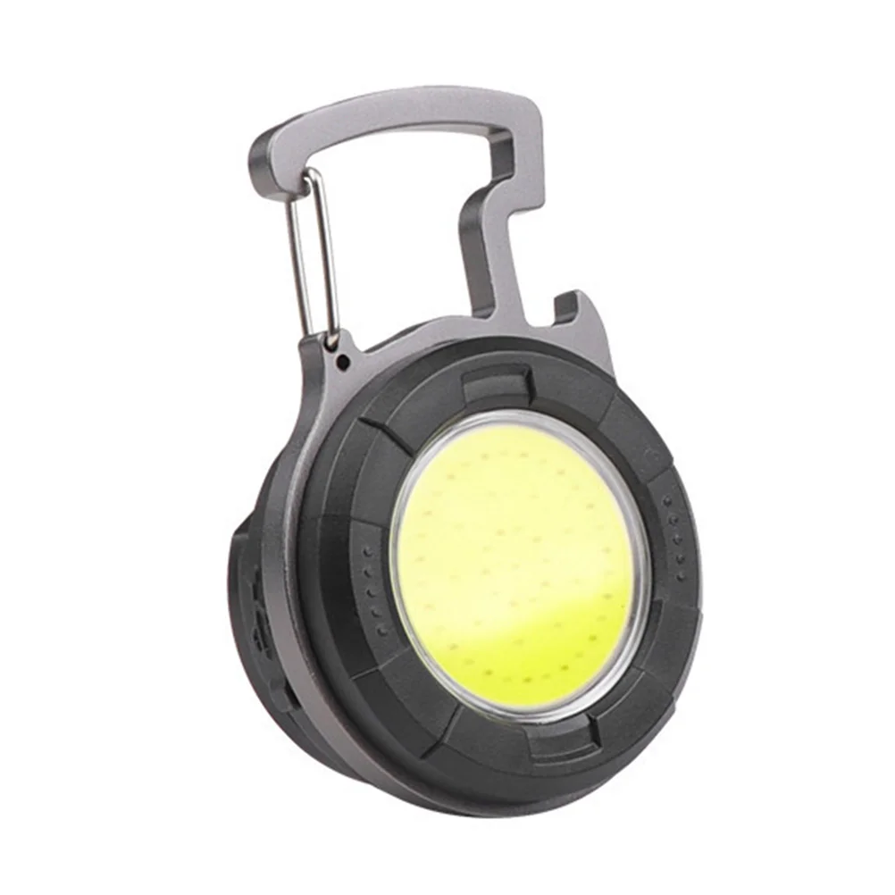 

Keychain Flashlight Mini Portable Outdoor Camping Small Flashlights High Lumens LED Cob Light Night Dog Walking Door Opening