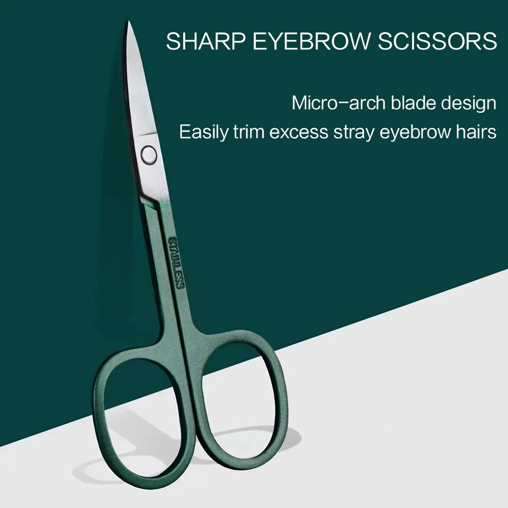 Spatwaterdichte nagelknipperset in draagbare koffer - scherpe roestvrijstalen messen voor heren dames reizen thuis manicure gereedschap