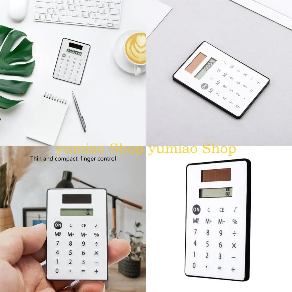 

587B Эффективный калькулятор солнечного питания с 8 -значным экраном и тишиной