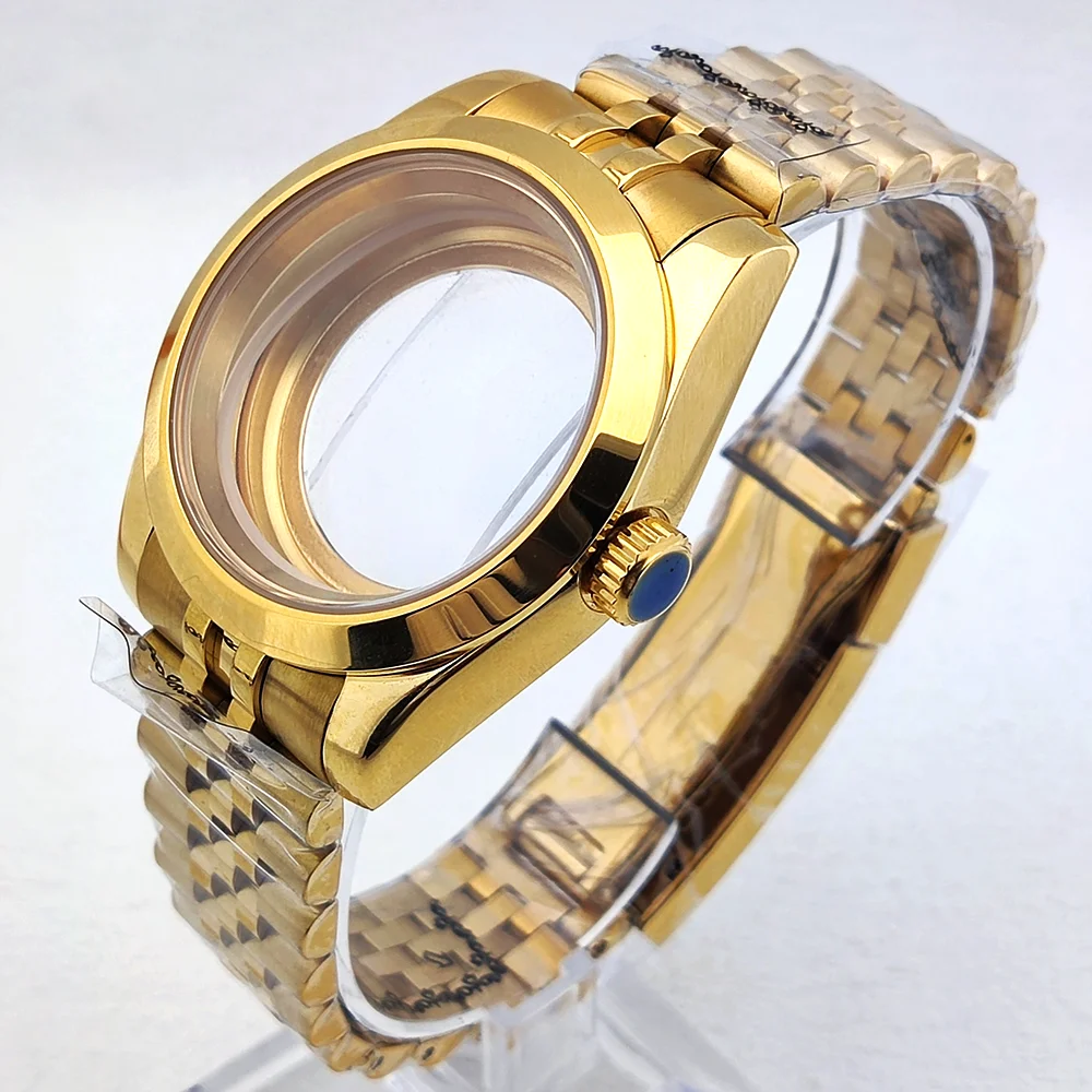 

Корпус часов NH35, 39 мм, роскошный мужской корпус для часов, подходит для корпуса часов 28,5 мм, корпус из нержавеющей стали 904L, сапфировое стекло, водонепроницаемый корпус.