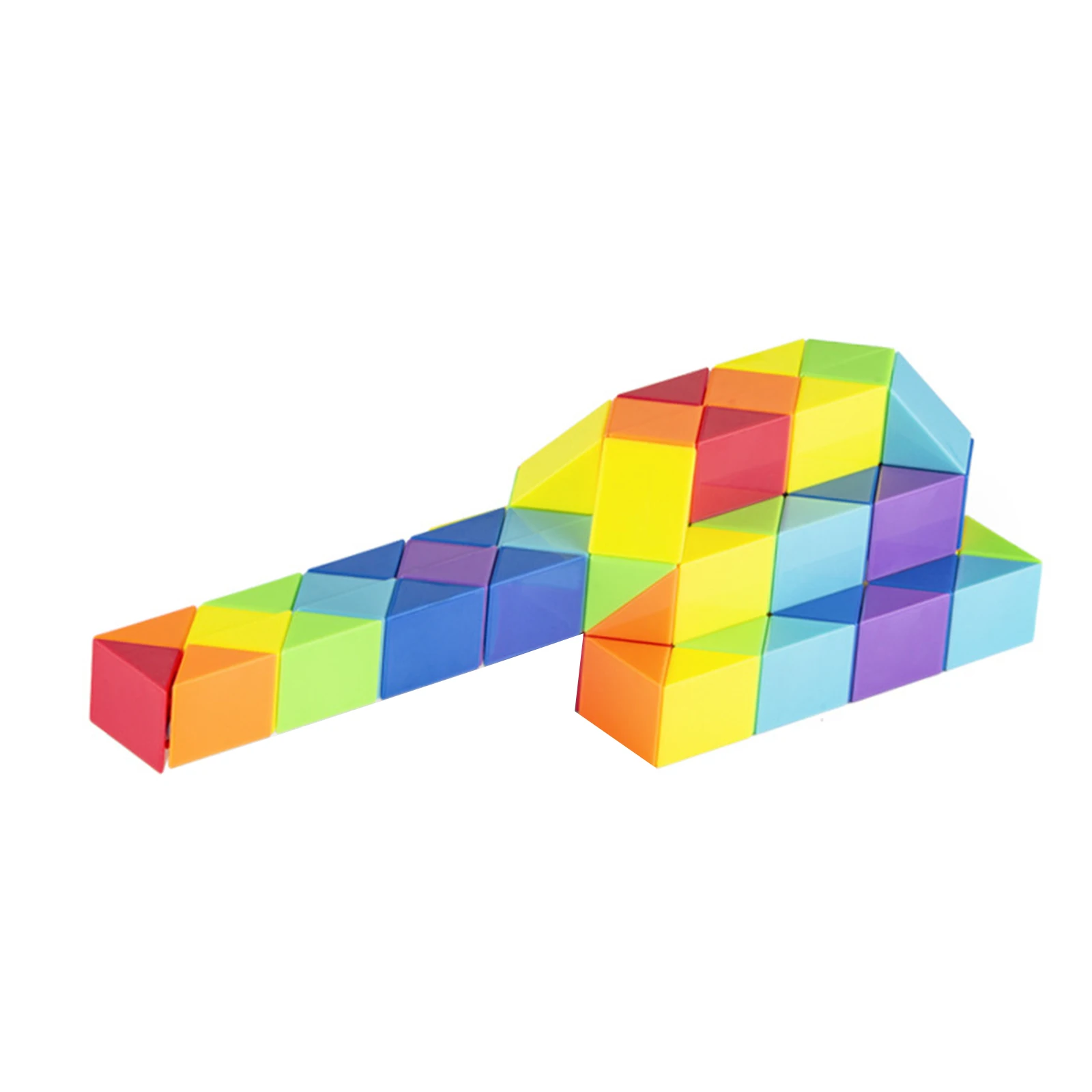 Magic Ruler Puzzle Cube Maze Toy Hand Game Case Box Fun Brain Game Challenge Toys Antistress Cube Twist Snake Folding Toy  (24)