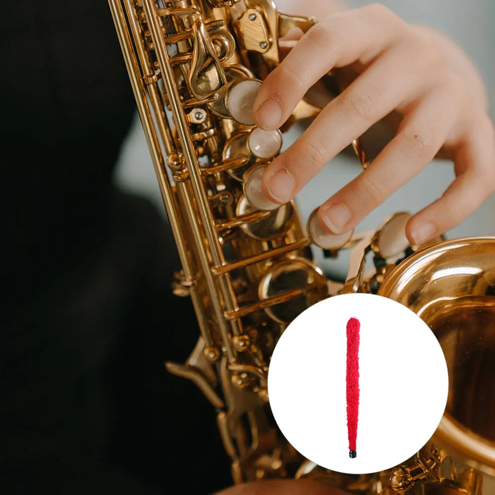 

Cleaning Tools Sax Brush Saxophone Brushes Accessories Soft Musical Instrument Red