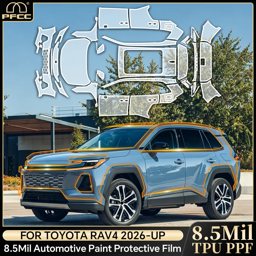 PPF For Toyota RAV4 2026 2027 Full Range of Models TPU Paint Protection Film Anti-scratch Pre-cut Car Clear Bra Resistant Cover