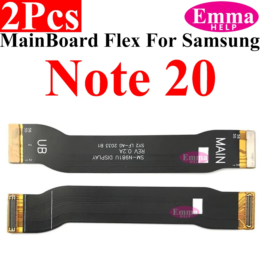 EmmaHelp 2Pcs Mainboard Flex Cable Motherboard Dock For Samsung  Note 20 10 Plus A20 A30 A40 A50 A60 A70 Connector Main Board