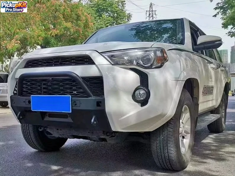 

4Runner Deluxe Front Bumper Steel Bull Bar W/Accessory Upgrade & Anti-Collision Guard
