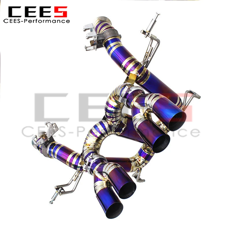 CEES Enhanced Sound Exhaust Catback for Lamborghini Revuelto 6.5L V12 2023-2025 Sport Car Non-Valved Exhaust Pipes