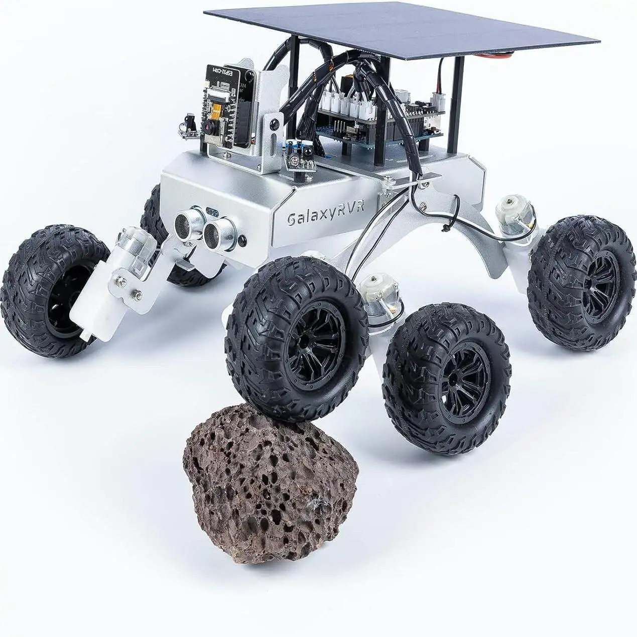 Smart Robot Mars Rover with Camera Compatible with Arduino Uno R3 for Scratch Programming