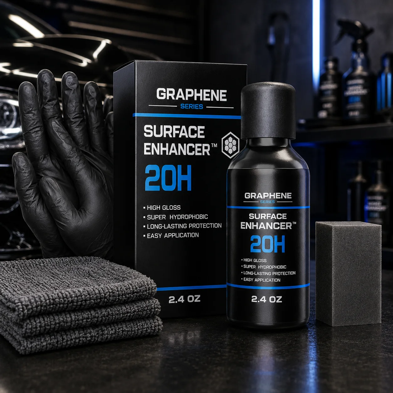 Graphene Nano Ceramic Coating Spray Car Hydrophobic Auto Body Shine Armor Wax Crystal Plating Quick Nano-Coating Paint Cleaner