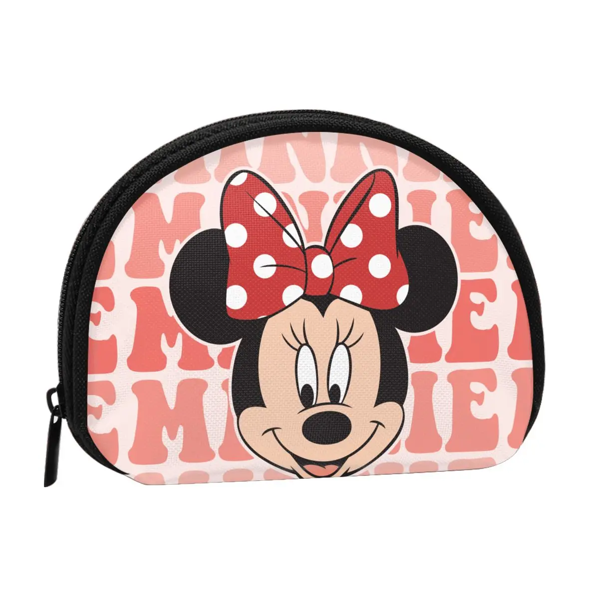 Minnie Mouse Small Wallet for Girls Kids Portable Fashion Coin Bag Purse ID Card Storage Case