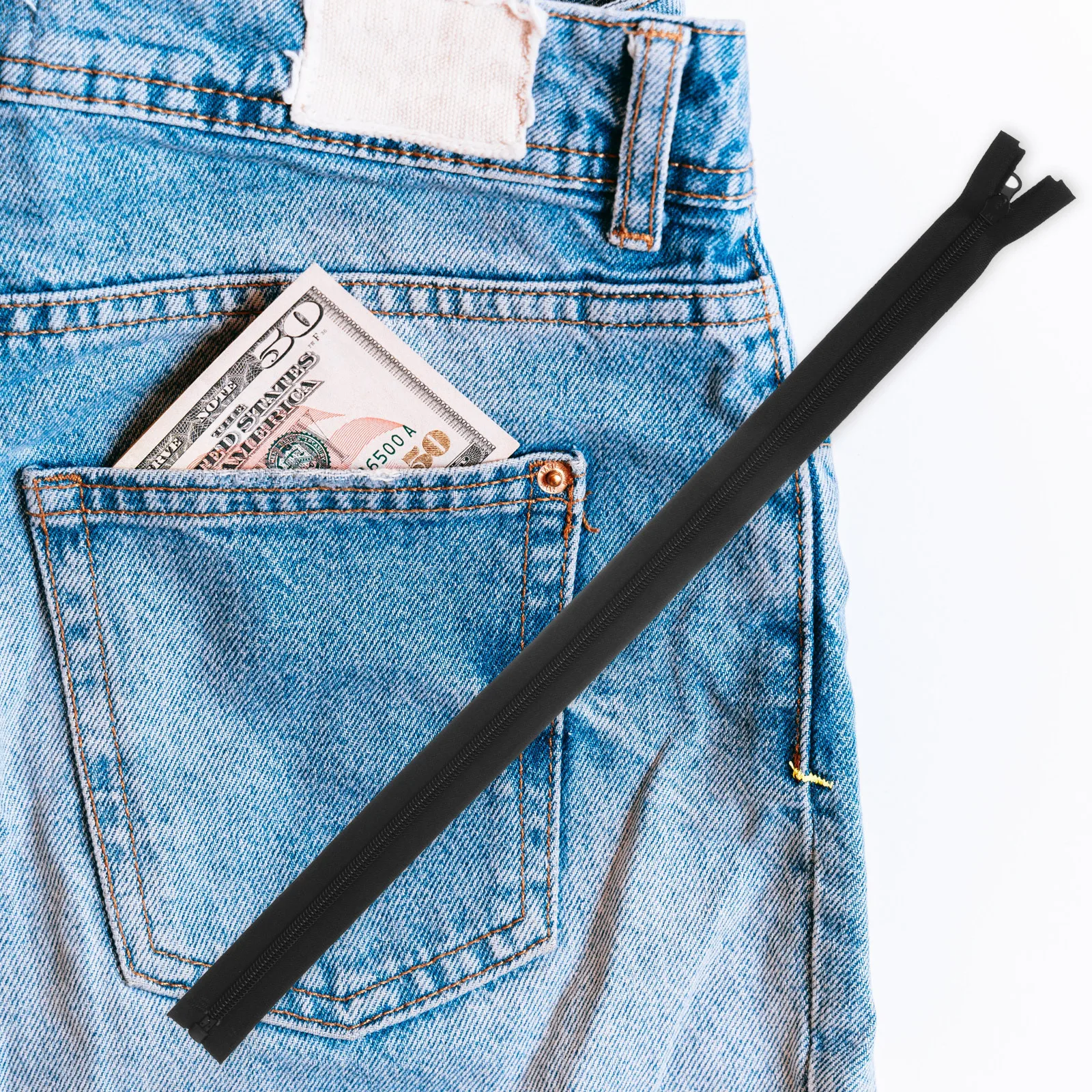 

10Pcs Waterproof Nylon Zippers Multi Use Sewing Zipper Material for Bags Clothing DIY Crafts Replacement Zipper Pull