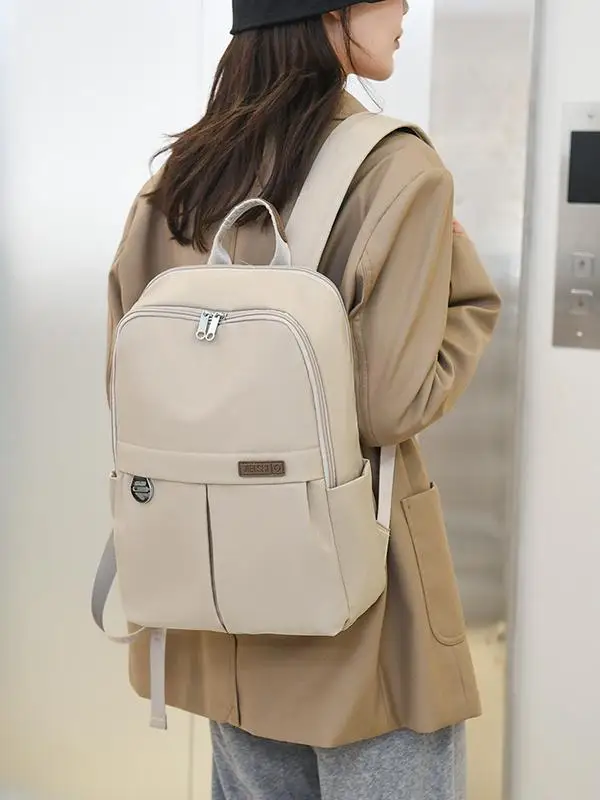 

Jielangi Women's Double oulder Bag 2024 New Faion Travel Commuting Large Capaci Student Bookbag Cuter Bapa Wat...