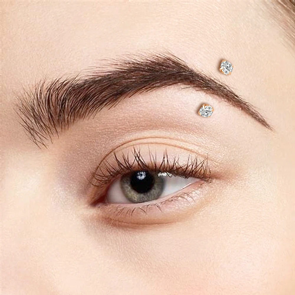 3Pcs Eyebrow Rings Curved Barb - Eyebrow Curved Barbell review and price