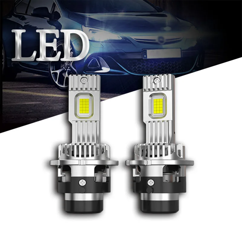 

2 шт. SUKIOTO D2S D4S светодиодная лампа для автомобильных фар HID Canbus D2R D4R ксеноновая лампа 6000K 110 Вт D2S светодиодная автомобильная лампа мотоциклетный светильник Plug & Play