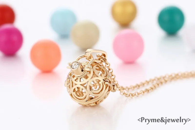 16mm Sound Music Ball Angel Ball Harmony Caller Multicolor  for Mexican Pendants Maternity Necklace Baby Gifts Jewelry