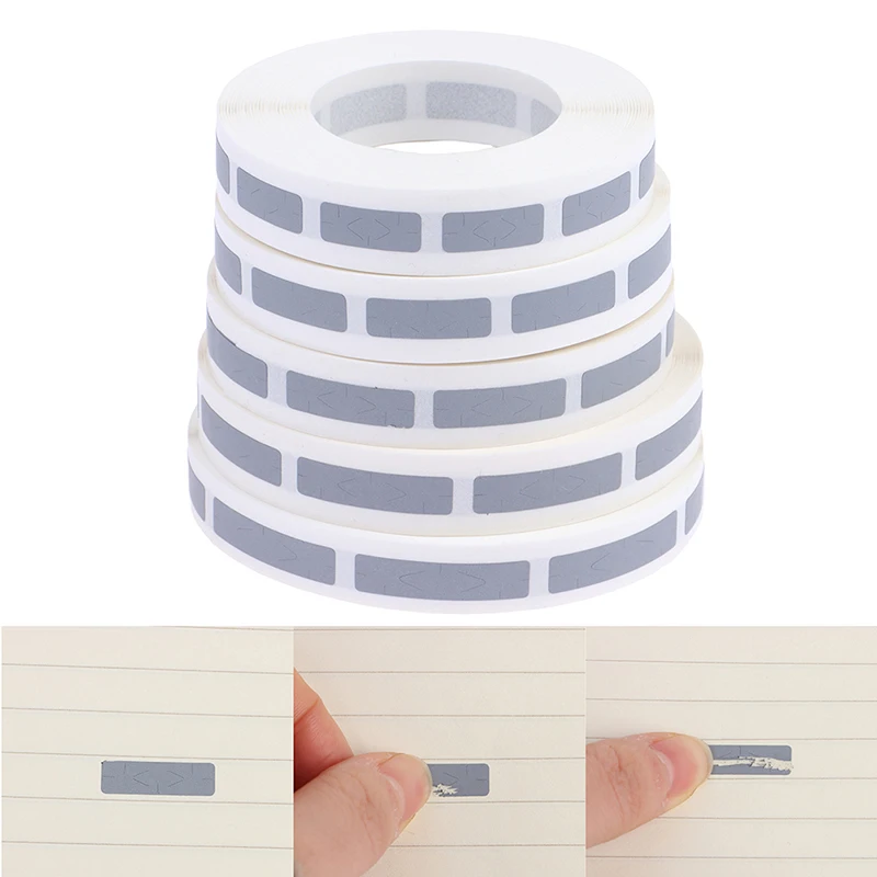 1000Pcs Manual Scratch Off Sticker Labels Grey Tape In Rolls Coding Overlay Film Game Wedding