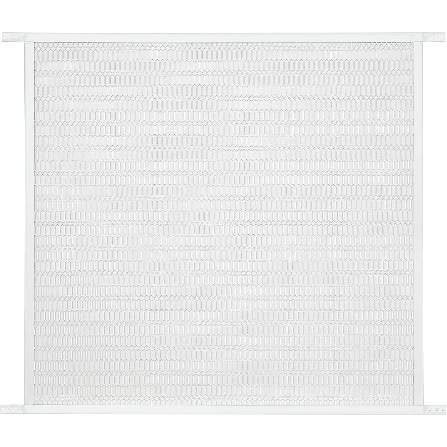 

Steel Pet Grille (White 36 Inch) Rv Screen Door Protector for Dogs Pets Cats Scratch Protector Replacement Screen Door Guard