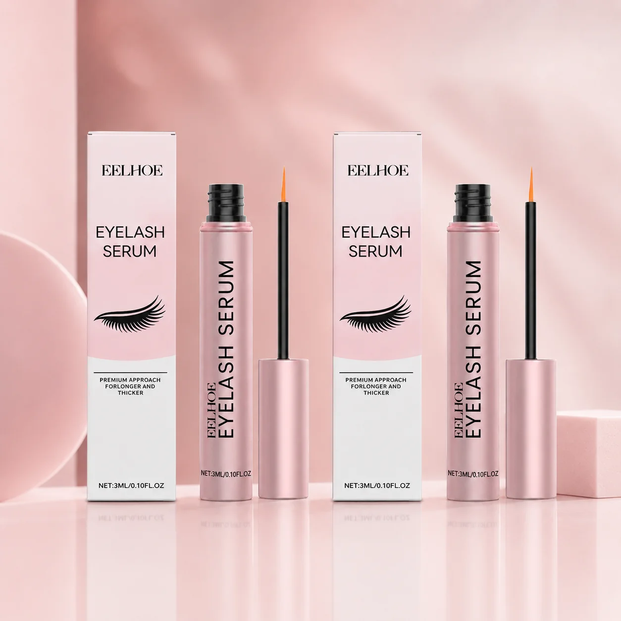 2pc Eyelash Conditioning Serum Moisturizing Hydrating Lash Essence Skin Smoothing Daily Gentle Care Intense Moisture Lock Pro