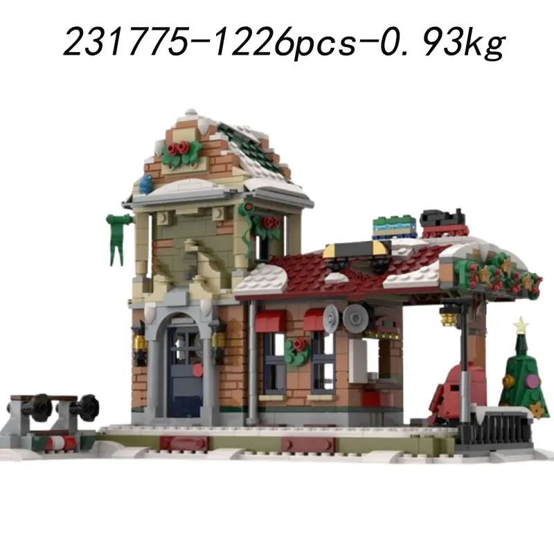 In-stock small particle building blocks MOC-79497 1518pcs Castle Building Toy 3D Model Gift Educational DIY Ornament