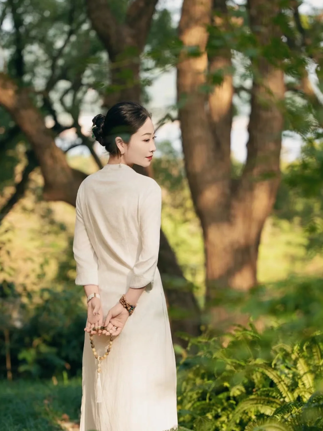 Conjunto de duas peças de linho de algodão feminino chinês sle zen dr tradicional nacional faion vestido melhorado com botões