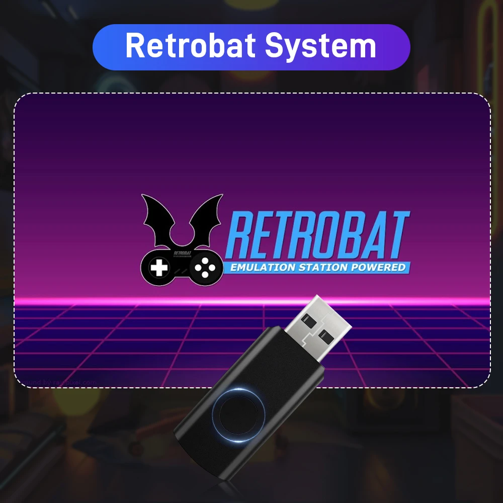 ألعاب Retrobat تنزيل الموارد مع 110000+ ألعاب ريترو ومحاكي 105 لـ N64/PS3/PS2/PS1/Game Cube/MAME/NES لجهاز Win PC/الكمبيوتر المحمول