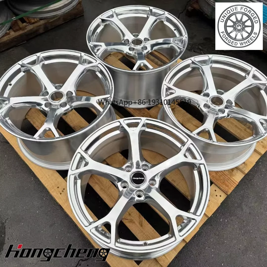 Rines de Aleación Forjados Personalizados Monoblock 6061-T6 Cromados en 26 Estilos, 5×120 5×114.3 5×130 para Nissan 350Z 370Z Nismo V1 para Infiniti Q