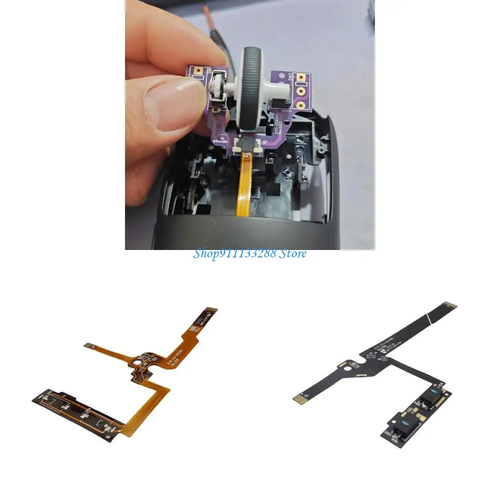 Mouse Side Key Motherboards Circuit Board Cable for GPW GPX GPX2 Mouse Flexible Flat Cable with MicroSwitches