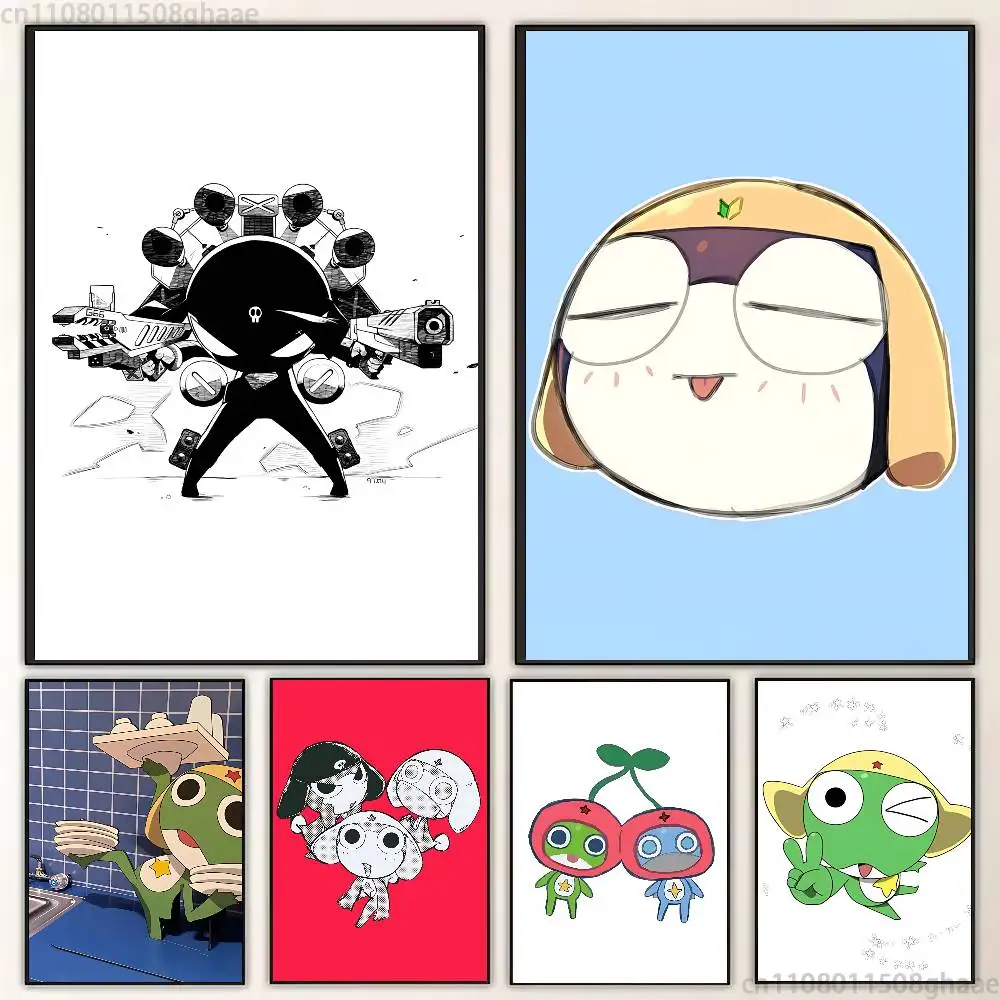 Tamama Keroro Gunsou  new group Poster HD home decor sticky wall waterproof home living room bar aesthetic decor