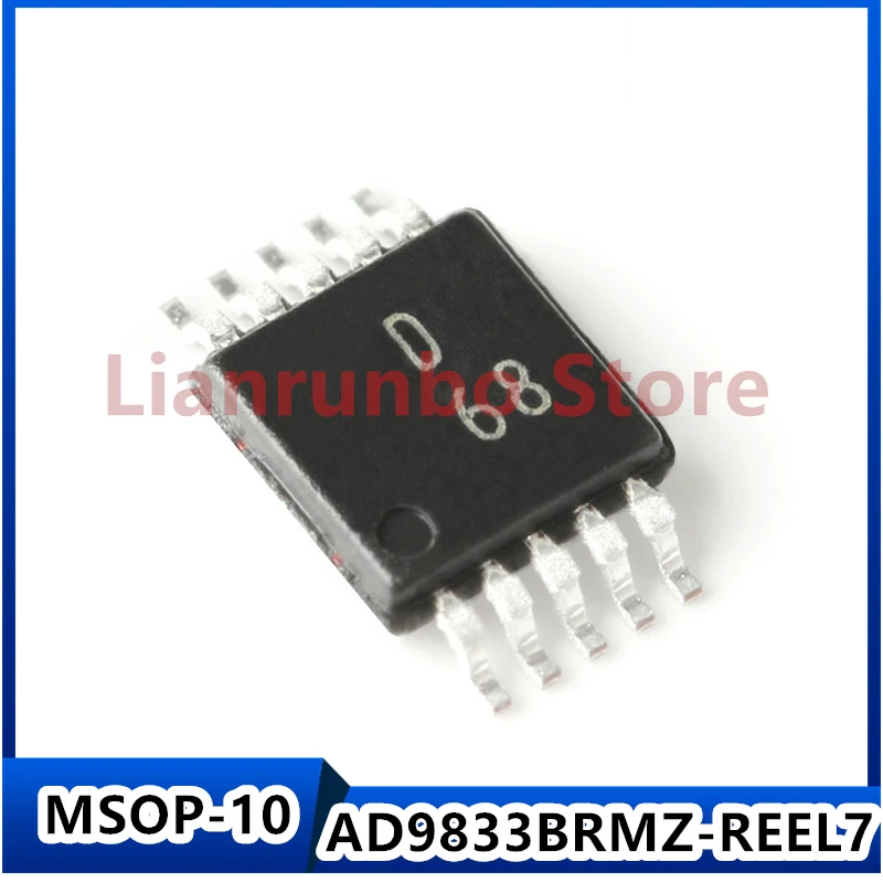 1/PCS New original AD9833BRMZ-REEL7 MSOP-10 programmable waveform generator chip