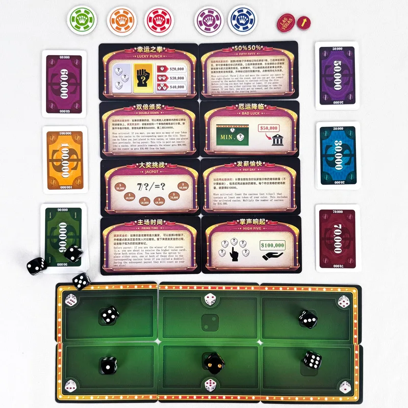 ألعاب لوحية الإستراتيجية لاس فيغاس رويال (النسخة المحمولة) ألعاب لوحية رائعة مثالية للعبة العائلية الليلية #6