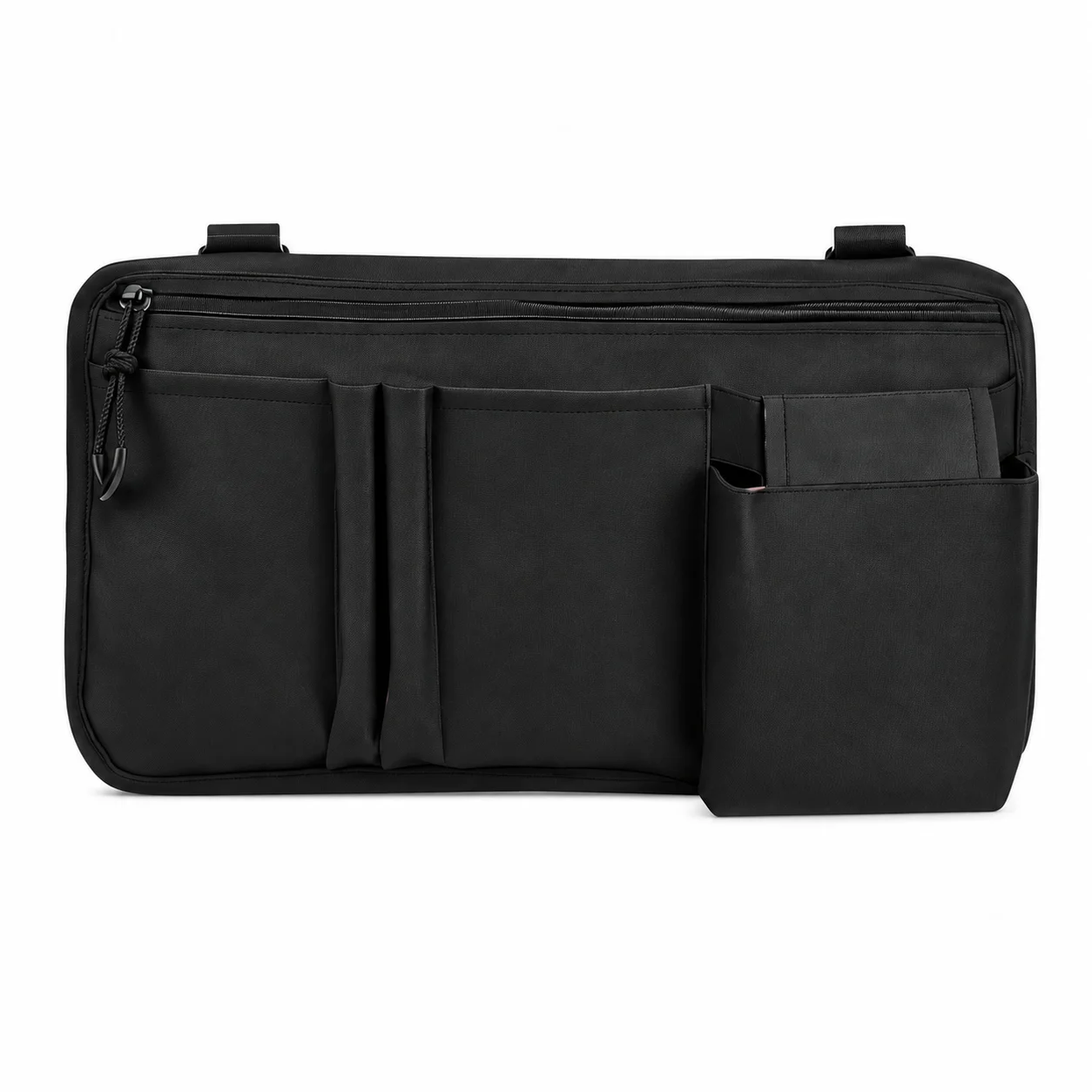 Side Bag with Cup Holder, Armrest Organizer Pouch for Mobility Scooters and Walkers