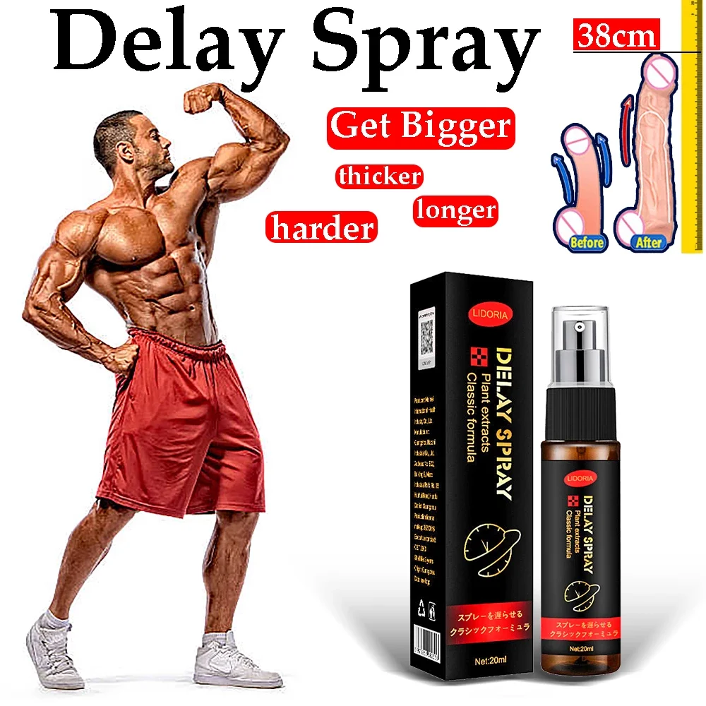 Sex Delay Spray Sex for Men 20ml Male External Use Anti Premature Ejaculation Lasting Long 60 Minutes Penis Enlargment Pills