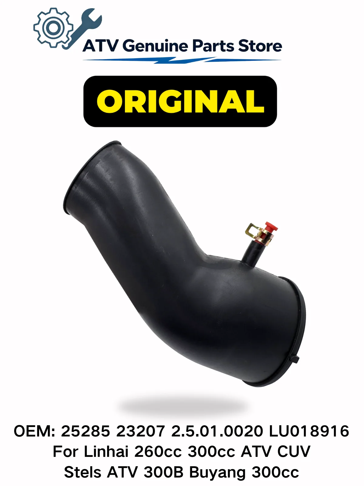 Original Air Cleaner Joint Carburetor Joint For Linhai 260 300 ATV UTV 23207 25285 Stels ATV 300B Buyang LU018916 2.5.01.0020