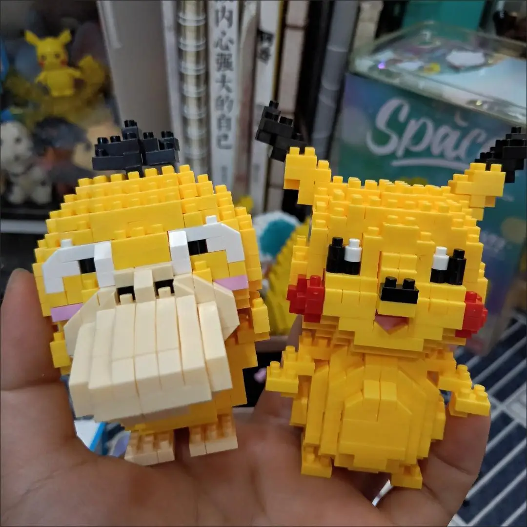 Pokemon Small Blocks Nanoblock Charizard Kyogre Groudon Rayquaza Model Education Graphics Toys For Kid Children Picachu Birthday