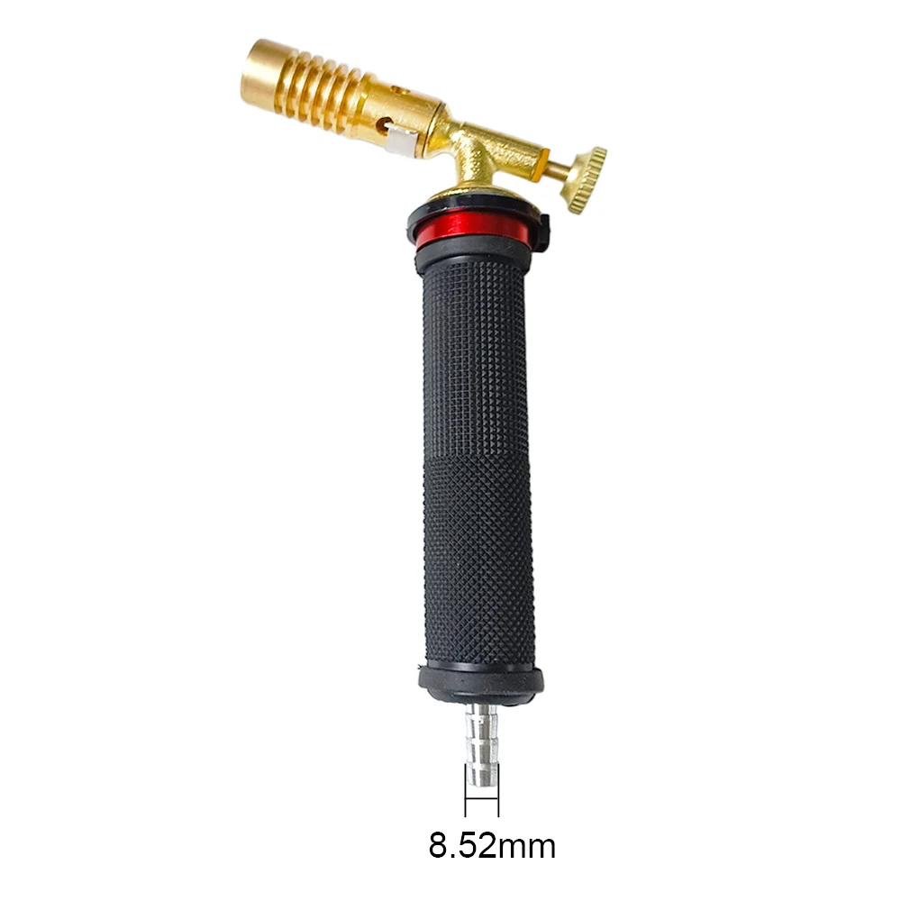 LPG Gas Torch Handle High Temperature Gold Silver Smelting Fire Torch Handheld Copper Aluminum Iron Welding Gun LPG Flamethrower
