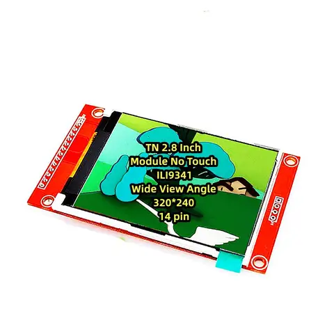 Discount 2.8 Inch PCB board TFT SPI Module No Touch ILI9341 Wide View Angle 240*320