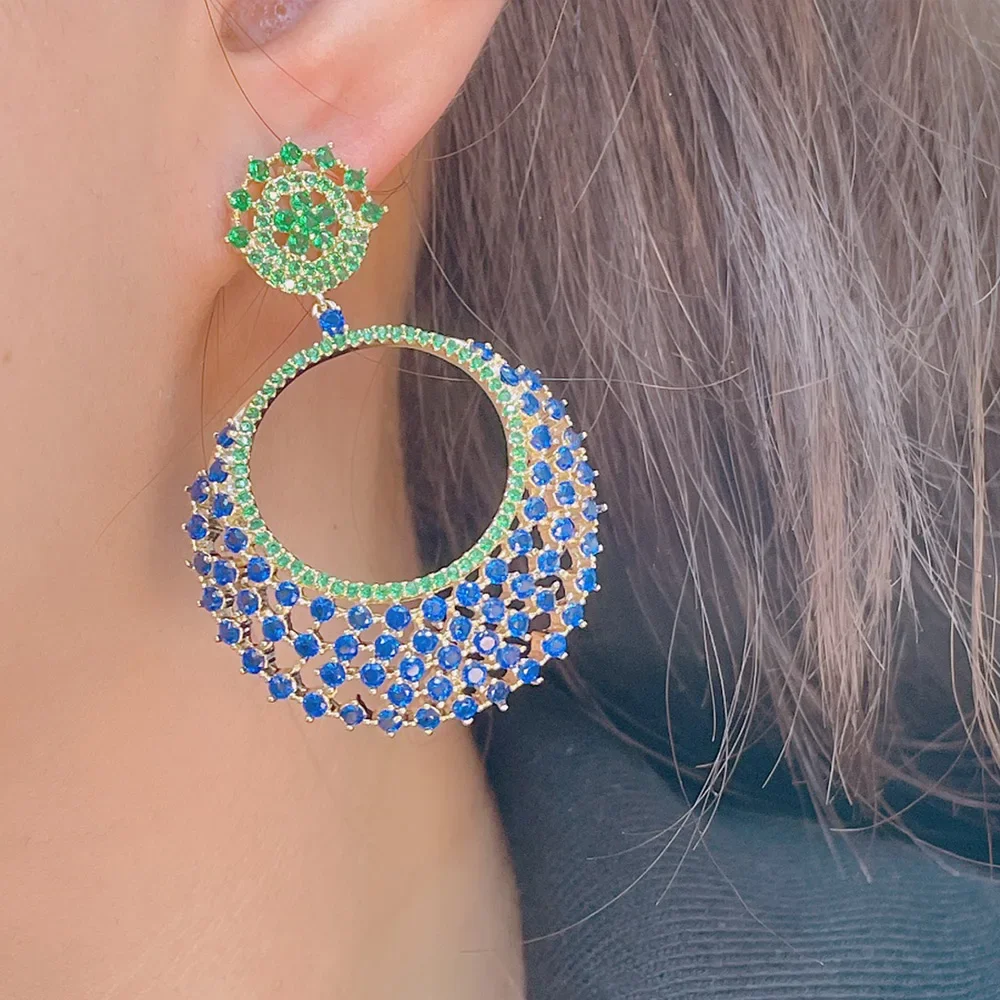 

Kellybola Spring Summer Earrings For Women Bridal Wedding Party Earrings Jewelry Luxury Geometric High Quality New Accessories
