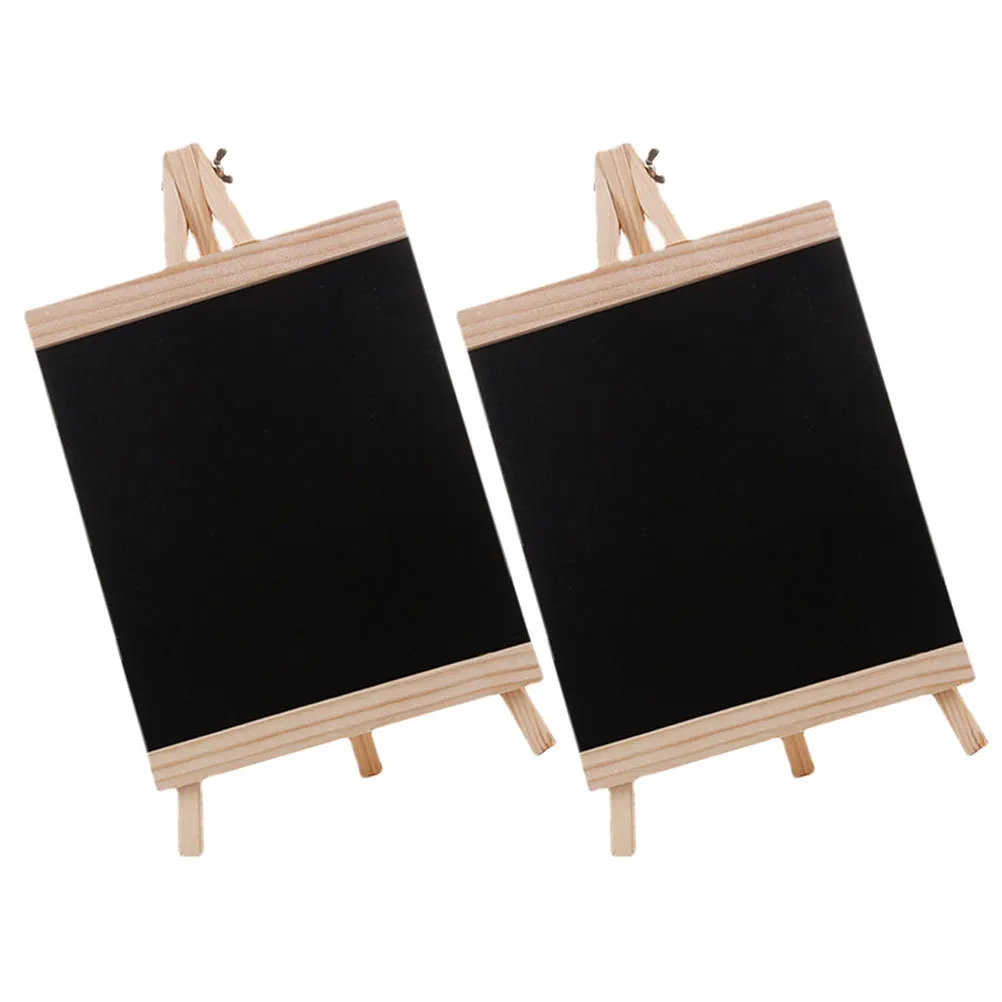 2 pezzi di lavagna da tavolo rustica, lavagna in legno nero, per bar, ristoranti, matrimoni, cartelloni, etichette alimentari