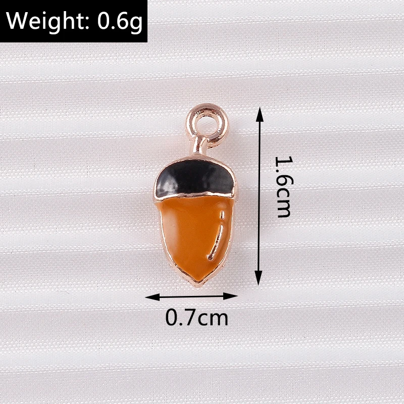 10 teile/los Mix Nette Emaille Obst Apfel Kirsche Ananas Traube Charms für Schmuck Machen Frauen Ohrringe Anhänger Halsketten Geschenke – Detail 40