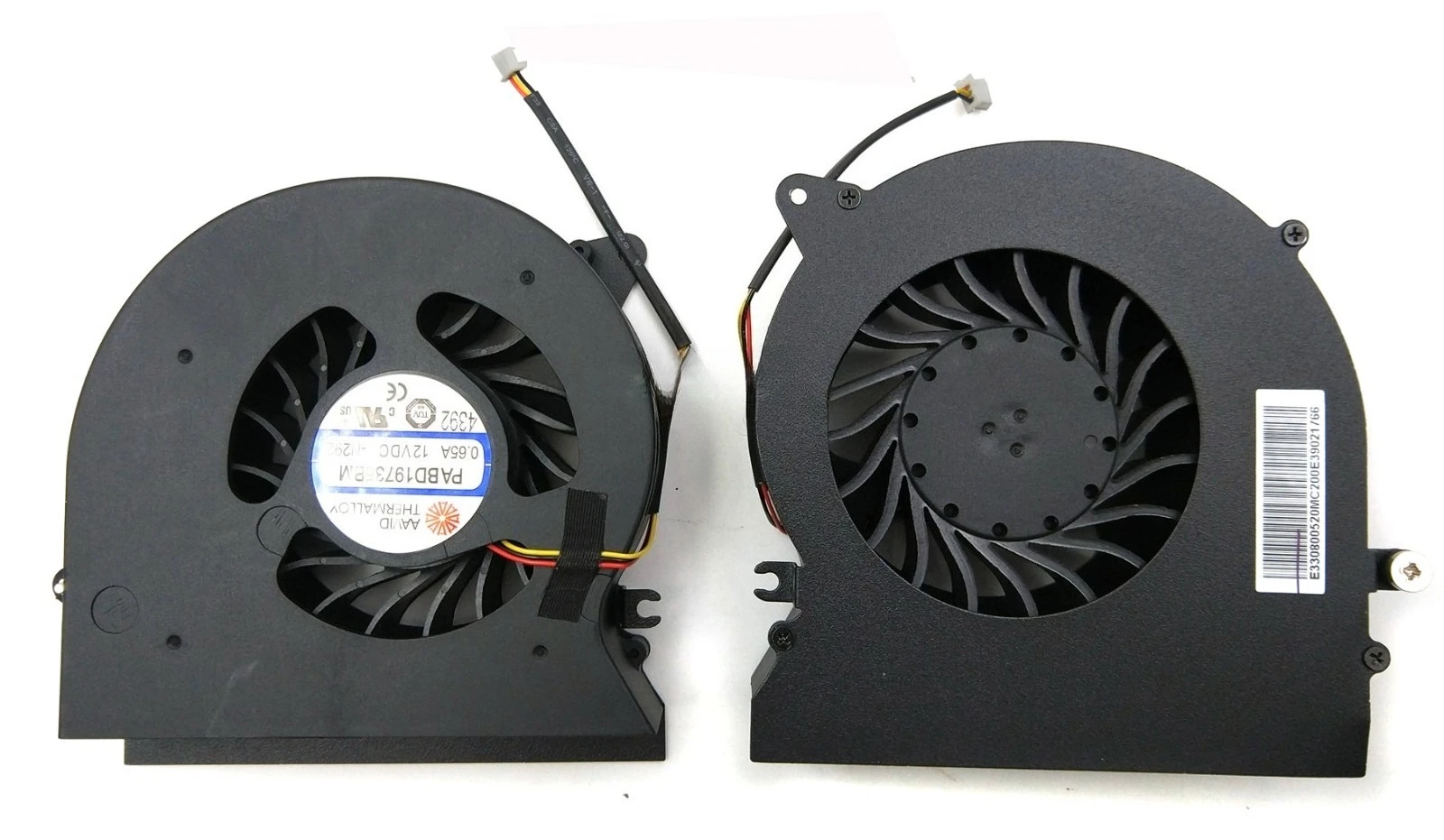 New 2pcs FOR  MSI GT72 2QD 2QE 6QD 6QE GT72S GT72VR 6RE 6RD MS-1781 MS-1782 CPU Fans