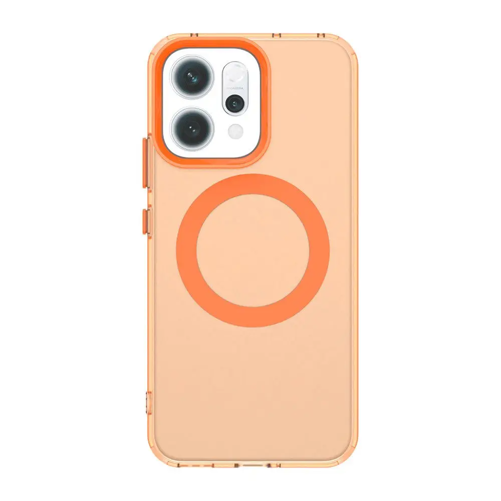 

For Reno14F/13F/14/13pro Case Luxury Capa de celularCandy Skin-Feel Magnetic Ultra-Thin mobile Cover Shockproof Bumper Funda