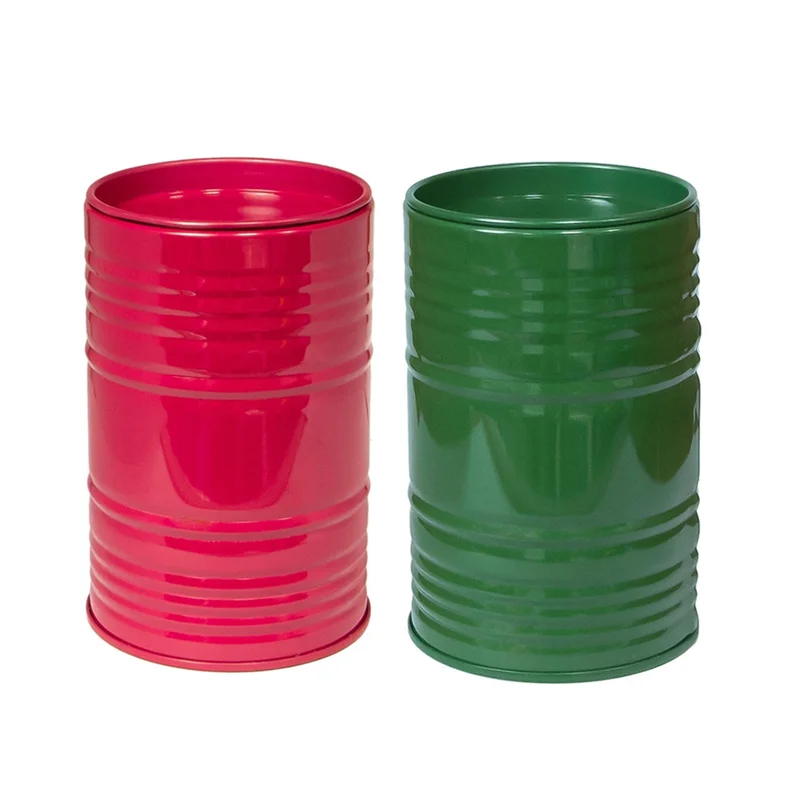 FBIL-RC Auto Tamburo Olio Serbatoio Decorazioni Portapenne Da Tavolo Per 1/8 1/10 RC Crawler TRX4 SCX10 RC Accessori Auto