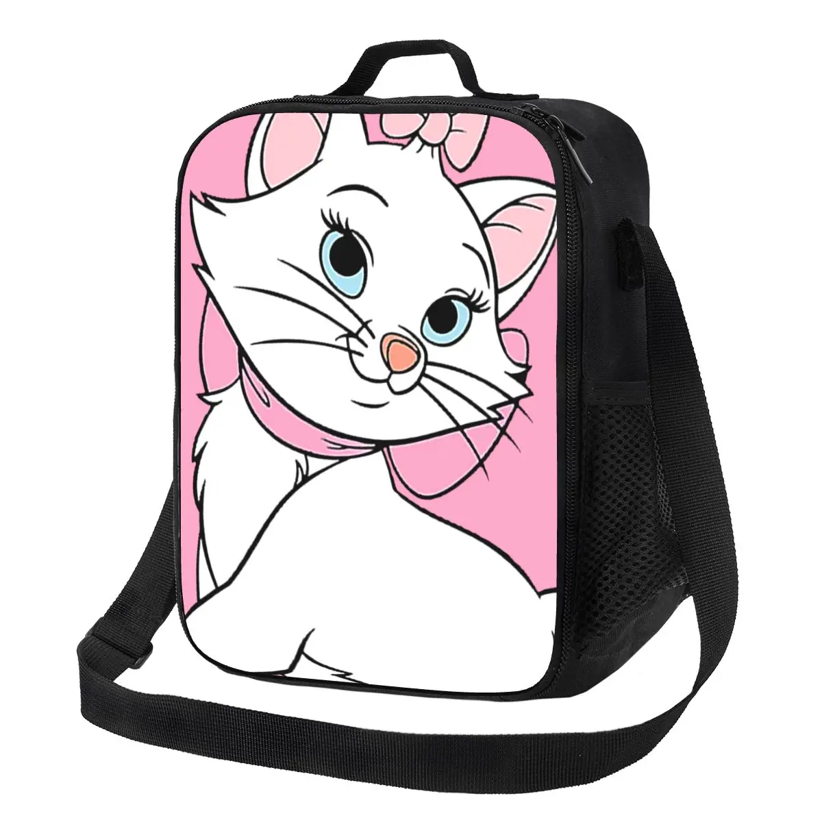 Custom Marie Cat The Aristocats Lunch Bag Women Warm Cooler Insulated Lunch Boxes for Kids School Children