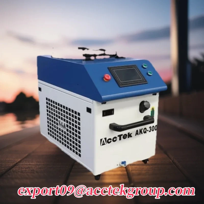 2024 AccTek Small Portable Pulsed Laser Cleaning Machine AKQ-100/200 300W 500W Air Cooling Laser Rust Remover 1000w