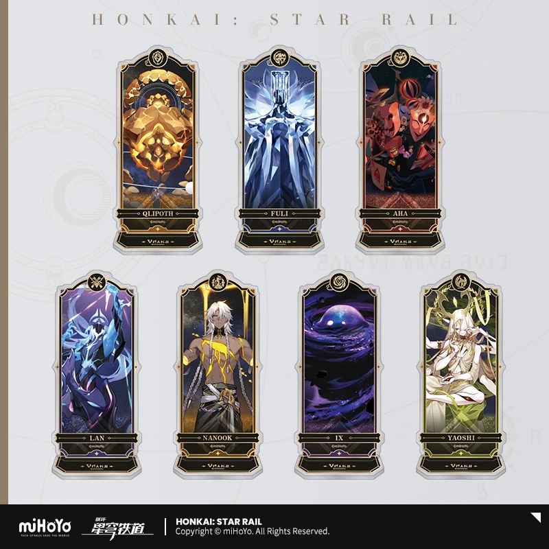 MiHoYo официальная игра Honkai Star Rail Nanook мультфильм акриловый зыбучий песок стенд фигурка дисплей Модель Косплей Декор подарки для фанатов